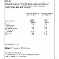 Galleta caramelizada Biscoff LOTUS, paquete 750 g