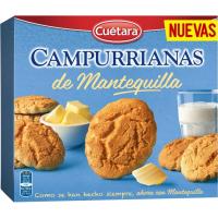 Campurrianas de mantequilla CUÉTARA, caja 160 g