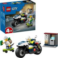 LEGO Poliziaren Esetsaldia motorrean, gom. adina: +4 urte