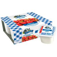 Yogur sabor fresa LA FAGEDA, pack 4x125 g