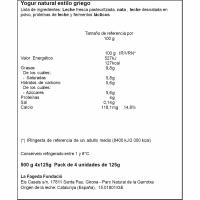 LA FAGEDA jogurt natural grekoa, sorta 4x125 g