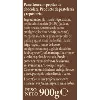 Panettone pepitas de chocolate EUGOBA, 900 g