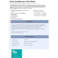 Snack saludable relax para perro DIXIE, paquete 150 g