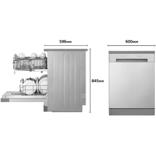 Lavavajillas inox, 60 cm, 13 servicios DF030FL LG