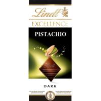 Chocolate negro con pistacho LINDT EXCELLENCE, tableta 100 g