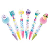 Bolígrafo y subrayador DIY, Surtido, edad:+6 años STYLE 4 EVER, pack 3 uds