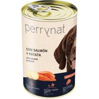 Alimento de salmón y patata para perro PERRYNAT, lata 400 g