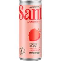 Refresco Sant frutos rojos SANTIVERI, lata 330 ml