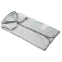 Manta saco multiusos, terciopelo gris INTERBABY, 80x90 cm Manta saco multiusos, terciopelo gris INTERBABY, 80x90 cm