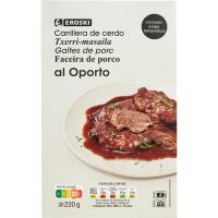 Carrillera de cerdo al Oporto EROSKI, bandeja 220 g