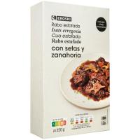 Rabo estofado con setas EROSKI, bandeja 350 g