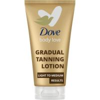 Loción autobronceadora de cara y cuerpo medium DOVE, tubo 75 ml