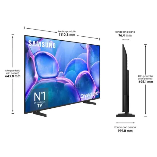 Tv Led 50" UHD 4K Smart TU50U7025F SAMSUNG