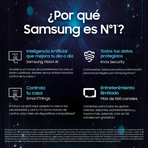 Tv Led 50" UHD 4K Smart TU50U7025F SAMSUNG