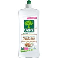 Lavavajillas a mano piel sensible L'ARBRE VERT, botella 750 ml