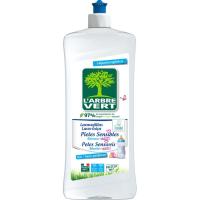 Lavavajillas a mano Eco almendra L'ARBRE VERT, bote 750 ml