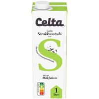 Leche semidesnatada CELTA, brik 1 litro
