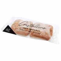 Ciabatta 100% integral EROSKI, 2 uds, 190 g