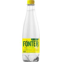 Agua con gas sabor limón FONTER, botellín 50 cl Agua con gas sabor limón FONTER, botellín 50 cl