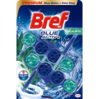 Colgador WC eucalipto BREF BLUE ACTIVE, pack 2 uds