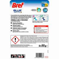 Colgador WC eucalipto BREF BLUE ACTIVE, pack 2 uds
