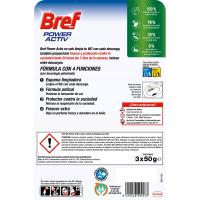 Colgador WC limón BREF`POWER ACTIVE, pack 3 uds