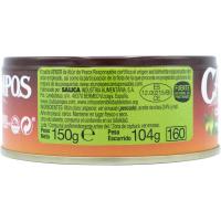 Atún claro en aceite de oliva CAMPOS, lata 150 g