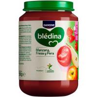Tarrito de fresa y manzana BLEDINA, tarro 200 g Tarrito de fresa y manzana BLEDINA, tarro 200 g