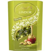 Bombones de chocolate y pistacho LINDOR CORNET, caja 200 g