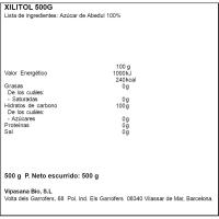 Xilitol azúcar de abedul SOLNATURAL, bolsa 500 g
