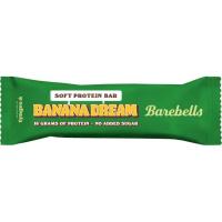 Barrita proteica soft de plátano y caramelo BAREBELLS, 55 g