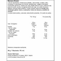 Barrita proteica soft de plátano y caramelo BAREBELLS, 55 g