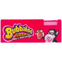 Chicle de fresa Lc BUBBALOO, paquete 38 g