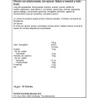 Chicle buble en gragea Lc TRIDENT, paquete 14 g