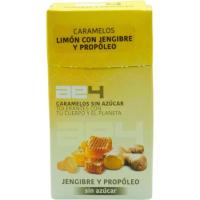 Caramelo de limón, propoleo y jengibre Lc EL CASERIO, caja 35 g