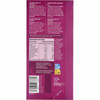 Chocolate negro 72% cacao con almendras EROSKI, tableta 200 g