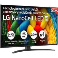 TV Led NanoCell 43" 4K UHD Smart 43NANO81A6A LG