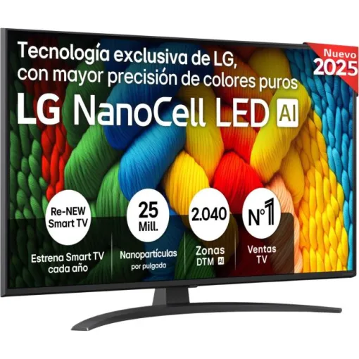 TV Led NanoCell 43" 4K UHD Smart 43NANO81A6A LG TV Led NanoCell 43" 4K UHD Smart 43NANO81A6A LG