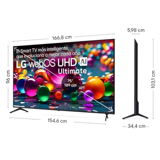 TV Led 75" 4K UHD Smart 75UA75006LA LG