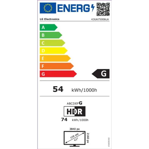 TV  Led 43" 4K UHD Smart 43UA75006LA LG