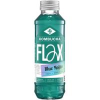 Kombucha blue lemonade FLAX&KALE, botella 330 ml
