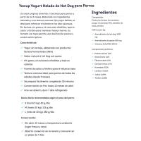 Helado hot dog queso para perro YOWUP, tarrina 110 g