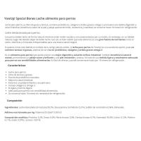 Leche special bones para perro YOWUP, brik 250 ml