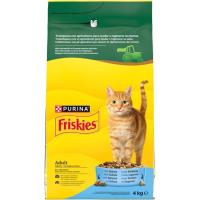 Alimento de salmón para gato adulto FRISKIES, saco 4 kg