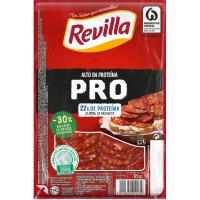 Chorizo extra alto en proteína REVILLA, bandeja 65 g