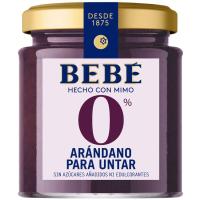 Mermelada 0% arándanos BEBE, frasco 230 g Mermelada 0% arándanos BEBE, frasco 230 g