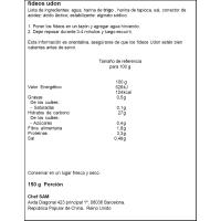 Fideos estilo asiático udon precocidos ITSU, bolsa 150 g