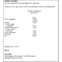 Fideos de trigo para ramen ITSU, paquete 250 g