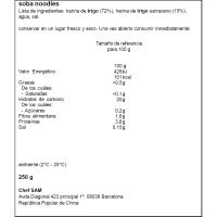 Fideos soba de trigo y trigo sarraceno ITSU, paquete 250 g