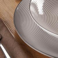 Plato hondo de porcelana, Cirix beige VERSA, Ø20,5 cm